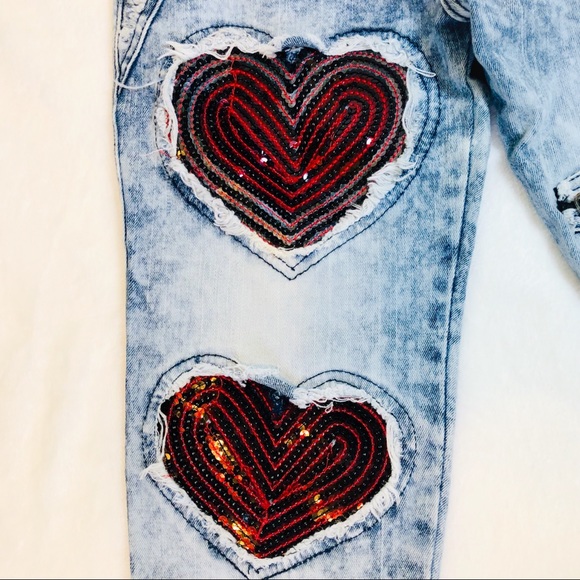 Butt lift Vintage Acid Wash jeans size S - Picture 3 of 6